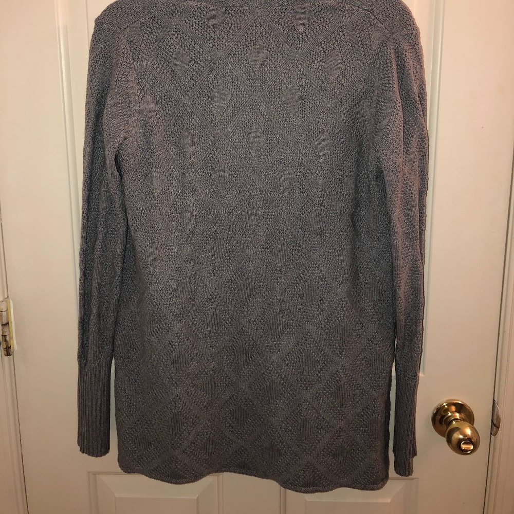 Long Grey Cardigan - Picture 4 of 4